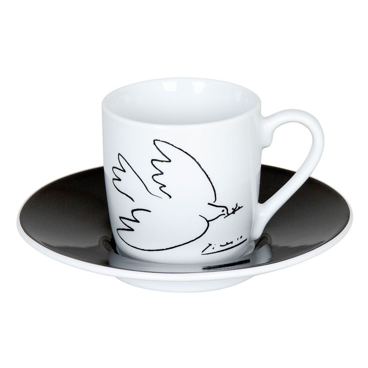 Könitz Picasso La Colombe De La Paix Espresso Cup & Saucer Wayfair.co.uk